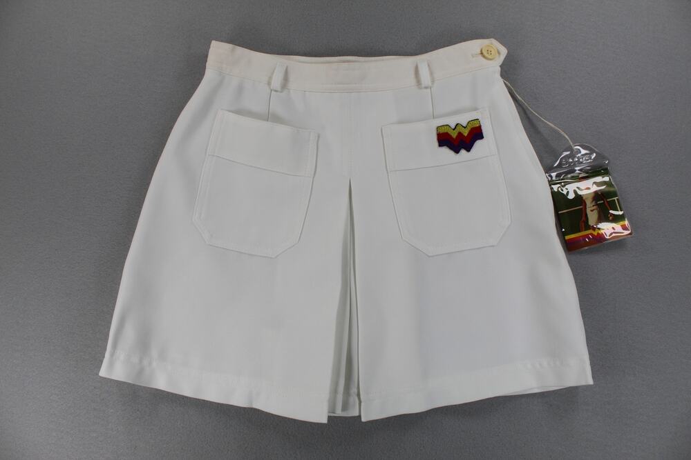 Vintage Bogner Tennis Skort Skirt Retro Triple W Logo Embroidered Patch Womens